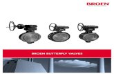 BROEN BUTTERFLY VALVES · EN 12266 100% quality control Type AKFL – Flanged Connection flange according to ISO 5211. Mounting flange according to EN 10025-2. DN80-2000 | PN16 -