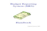 Budget Reporting System (BRS)cnc.ucr.edu/ers/files/VCABRStraining_handbook1.pdf · 2011. 8. 6. · Budget Reporting System Handbook 4 1 REVIEW OF THE FULL ACCOUNTING UNIT (FAU) &
