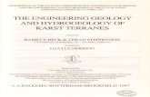 THE ENGINEERING GEOLOGY , AND HYDROGEOLOGY ......THE ENGINEERING GEOLOGY , AND HYDROGEOLOGY OF KARST TERRANES Sponsored by P.E.LaMoreaux & Associates, Inc. and Co-Sponsored by The