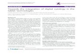 PROCEEDINGS Open Access Towards the integration of ......Giansanti D, Castrichella L, Giovagnoli MR: Telepathology requires specific training for the technician in the biomedical laboratory.