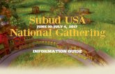 Subud USA 2017 National Gathering - Information Guide · 2020. 6. 30. · creativity (Subud International Cultural Association). The wings are the conduit through which we express