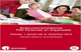 Bestuursovereenkomst FOD Personeel en Organisatie · 2016. 1. 29. · 1 FOD P&O 2 Efficiëntieverbetering en kostenreductie, Administratieve vereenvoudiging, Verbetering klantgerichtheid