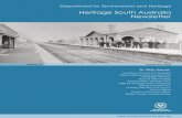 Heritage South Australia Newsletter · 2020. 3. 11. · 14 DEH Heritage News 15 Heritage Bookshelf 16 Events Front Cover: Alberton Railway Station, possibly in the 1890s. The only