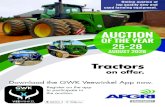 OF THE YEAR 25-28 - GWK VeeWinkel€¦ · 102 GOLDONI QUASAR 90 CAB Tractor Tractor Vredendal 103 New Holland TD75F 4wd Tractor Tractor Ceres 112 CASE CASE FARMALL CAB 125 Tractor