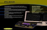 PC850Portable PC-based automatic audiometer The Amplivox PC850 is a portable automatic audiometer that integrates with a PC to provide a comprehensive and pro-active audiometric facility.