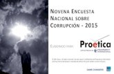 NOVENA&ENCUESTA NACIONAL SOBRE CORRUPCIÓ ... 11 ©"2015"Ipsos." NOVENA&ENCUESTA& NACIONAL&SOBRE& CORRUPCIÓN2015 & ELABORADO"PARA: ©"2015"Ipsos.""All"rights"reserved."Contains"Ipsos'"ConﬁdenCal"and