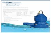 Wastewater Pumps - SonFlow · 2021. 1. 6. · Product Applications. The DanPumps S-WP3 pump is especially designed for wastewater applications and offers high hydraulic efficiencies.