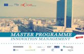 MASTER PROGRAMME - Dicampdicamp.eu/wp-content/uploads/sites/13/2015/01/DICAMP... · DICAMP and our master programme Innovation Management as a case study for other universities in