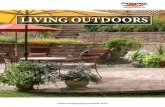 LIVING OUTDOORS - Consumers Concrete · 2021. 1. 8. · Our outdoor living kits by Necessories® bring the options of ire rings, water features, bars, tables and pillars to your project