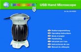 USB Hand Microscope · 2017. 9. 24. · USB Hand Microscope Art. No. 88-54000. DE Bedienungsanleitung .....4 GB Operating Instructions .....11 FR Mode d’emploi ... Digital Microscope