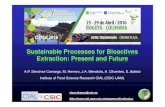 Sustainable Processes for Bioactives Extraction: Present and ...miraclesproject.eu/docs/Sustainable_Process_for_Bio...Solubility parameters estimation Critical property data Joback