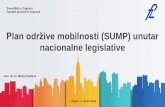 Plan održive mobilnosti (SUMP) unutar nacionalne legislative · 2019. 6. 12. · •Stukturni i kohezijski fondovi za sufinanciranje •Urban Mobility Package –2013.g •(Guidelines)