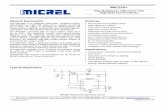 Micrel Data Sheet Template · 2015. 11. 6. · R DSON vs. Input Voltage 0 50 100 150 200 250 300 350 400 510 15 INPUT VOLTAGE (V) R DS(ON) (m Ω) Thermal Shutdown vs. Input Voltage