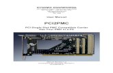 PCI2PMC - Home - Embedded Solutions - HomeNotes: 8 PMC MODULE BACKPLANE IO INTERFACE PIN ASSIGNMENT 9 APPLICATIONS GUIDE 10 Interfacing 10 Construction and Reliability 11 Thermal Considerations