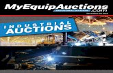 MyEquipAuctions...4 • December 26, 2017 •  ONLINE: JAN. 10TH - 17TH • 9 AM (PST) 7909 CROSSWAY DRIVE • PICO RIVERA (LOS ANGELES), CA 90660 Packaging Machines • …