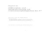 Diﬀerential- und Integralrechnung aufbaum/Skript/UMF-2012.pdf · 2013. 2. 26. · Kapitel 10 Diﬀerential- und Integralrechnung auf Untermannigfaltigkeiten des RN Dozentin: Prof.