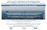 Second colloque international de l’Appel de Paris à l’UNESCO...Modérateurs / Moderators : Charles SULTAN et / and Genon K. JENSEN 1 14 H00–14H20 14H20–14H40 14H40–15 H00
