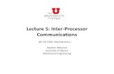 Lecture 5: Inter Processor Communicationscherrygregory13.weebly.com › uploads › 5 › 9 › 2 › 5 › 5925713 › ...Lecture 5: Inter‐Processor ... Other modulation techniques