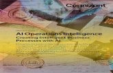 Offering Overview AI Operations Intelligence AI Operations Intelligence Creating Intelligent Business