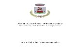 San Gavino Monreale - Soprintendenza Archivistica per la … · 2018. 7. 25. · Comunità di San Gavino Monreale Comune di San Gavino Monreale Comune di San Gavino Monreale 1845