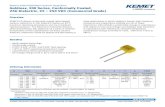 Radial Leaded Multilayer Ceramic Capacitors Goldmax, 300 … · 2021. 1. 11. · Lead (Pb)-free, REACH and RoHS compliant without exemptions when ordered with a 100% tin (Sn) wire