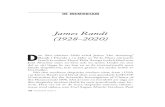 James Randi (1928-2020)...James Randi (1928-2020) D en 20:e oktober 2020 avled James ”the Amazing” Randi i Florida i en ålder av 92 år. Hans närmaste familj är maken Deyvi