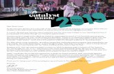 ANNUAL REPORT...2019 ANNUAL REPORT Dear Music Lover, As the executive director and co-founder of Twin Cities Catalyst Music (Catalyst) I am proud to share with you