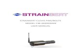STRAINSERT CLEVIS PINS/BOLTS MODEL CW-XXXXXXXXX USER …€¦ · 30/11/2015  · The STRAINSERT Wireless Load Sensing Clevis Pin/Bolt and Load Monitoring Software provides a convenient