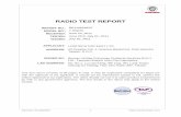 RADIO TEST REPORT - Logitech CE... · 2017. 11. 11. · Parameter Uncertainty Radio Frequency ±1.132x10-6 Total RF power, conducted ±1.017dB RF power density, conducted ±1.017dB