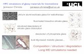 HPC simulations of glassy materials for biomedicine Jamieson 2014_user_meeting:cp2... · PDF file 2020. 8. 21. · yttrium aluminosilicate glass for radiotherapy fluorinated bioactive