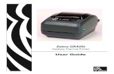 Zebra GK420t - OPAL BV · Zebra GK420t Desktop Thermal Printer. ii 980610-001 Rev. A GK420t User Guide 12/14/07 ©2008 ZIH Corp. The copyrights in this manual and the software and/or