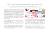 Sensing Posture-Aware Pen+Touch Interaction on Tablets · 2019. 6. 25. · Yang Zhang, Michel Pahud, Christian Holz, Haijun Xia, Gierad Laput, Mi-chael McGu /n, Xiao Tu, Andrew Mi