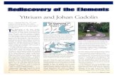 Yttrium and Johan Gadolin - UNT Digital Library/67531/metadc111224/... · Yttrium and Johan Gadolin James L. Marshall, Beta Eta 1 971, and Virginia R. Marshall, ... ammonium carbonate,