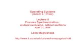 Operating Systemsuser.it.uu.se/~leomu203/osvt08/lec5.pdf · 2008. 4. 20. · lm/os-vt08-l5-2 4/21/08 Goals for Today •A final word on scheduling •Concurrency examples •Need
