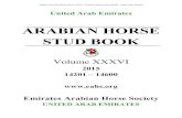 ARABIAN HORSE STUD BOOK Arabian Horse Stud...¢  2018. 10. 18.¢  EMIRATES ARABIAN HORSE SOCIETY . UNITED