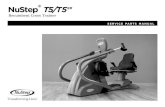 Recumbent Cross Trainer - NuStep, LLC · (t5) 10 4 5 15 14 13 11 9 service kits may include 12 2 3 (t5xr & t5) (t5xr) champagne 6 51691 service kit - console mtg. bracket 1 8 ...