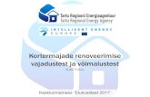 Kalle Virkus · Kuni 30.11.2012 esitatavate toetustaotluste alusel kompenseerib KredEx täisrenoveerimise korral 35% ka nendest kuludest, mis ei anna otseselt energiasäästu –