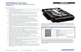 DT9805 Series Datasheet · 2012. 2. 25. · The DT9805 Series consists of the DT9805 and DT9806 modules. Both modules feature a Cold Junction Compensation (CJC) channel, 7 differential