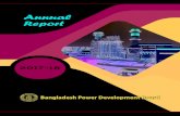 Annual Report · 2019. 10. 19. · Annual Report 2017-18 07 Bangladesh Power Development Board (BPDB) is a statutory body created in May 1, 1972 by Presidential Order No. 59 after