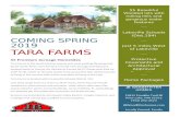 55 Premium Acreage Homesites · Web viewTara Farms is located within Lakeville Schools District 194. Lots sizes range from 2.5 acres to 18.07 Acres, some lots are heavily wooded for
