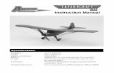 Ares Taylorcraft 130 Ultra-Micro RTF and WOT Instruction Manual … · 2019. 5. 21. · 3 The Ares™ [air‐eez] Taylorcraft 130 is a scale model of Clarence Taylor’s classic design