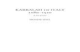 KABBALAH in ITALY 1280–1510files.eshkolot.ru/Moshe-Idel-Kabbalah-in-Italy.pdf · 2017. 11. 3. · but not least, the late Professors Ioan P. Culianu, Joseph B. Sermoneta, and Chaim