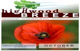 Highwood Community Boarddstefura@telus.net or 282-6198 . to submit items. Please put ‘Breeze’ in the subject line. NEXT COMMUNITY MEETING: Tuesday, November 12, 2013 . THE HIGHWOOD