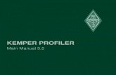 KEMPER PROFILER Main Manual 5...Direct Amp PROFILEs 56 Cabinet Impulse Responses 57 Merging Studio PROFILEs and Direct Amp PROFILEs 57 Running a Guitar Speaker Cabinet from a Power