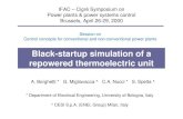 Black-startup simulation of a repowered thermoelectric unit...Steam turbine and electrohydraulic control The simulator f f n 1 2 1-y 1 1+sT 1-y 1 sT 1 Π sT + + + + + - + + Π--CH