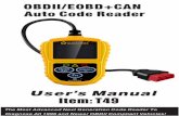 OBDII/EOBD+CAN Auto Code Reader - Leagend · OBDII/EOBD+CAN User’s Manual Item: T49 The Most Advanced Next Generation Code Reader To Diagnose All 1996 and Newer OBDII Compliant
