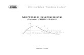 METODE NUMERICE - University of Galațiing.ugal.ro/Resurse/MENUS/Facultate/IFR/Metode_numerice...METODE NUMERICE 2. Algoritmi de calcul. Stabilitatea şi condiţionarea algoritmilor.