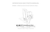 OPERATION AND PARTS MANUAL - 6K Products 14G24CC  ¢  2018. 3. 20.¢  Sprocket Removal and Replacement