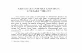 ARlSTOTLE'S POET/es AND STOle LlTERARY THEORY · 2011. 3. 17. · 258 Poulheria Kyriakou Aristotelian and the Stoic poetic theories. Of the two major philosophical schools on whose