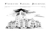 FAYETTE LEGAL JOURNAL · 2016. 10. 3. · FAYETTE LEGAL JOURNAL V LEGAL NOTICES BETTY J. LOWRY, late of Dunbar Township, Fayette County, PA (1) Co-Executrixes: Bonnie L. Zurick and